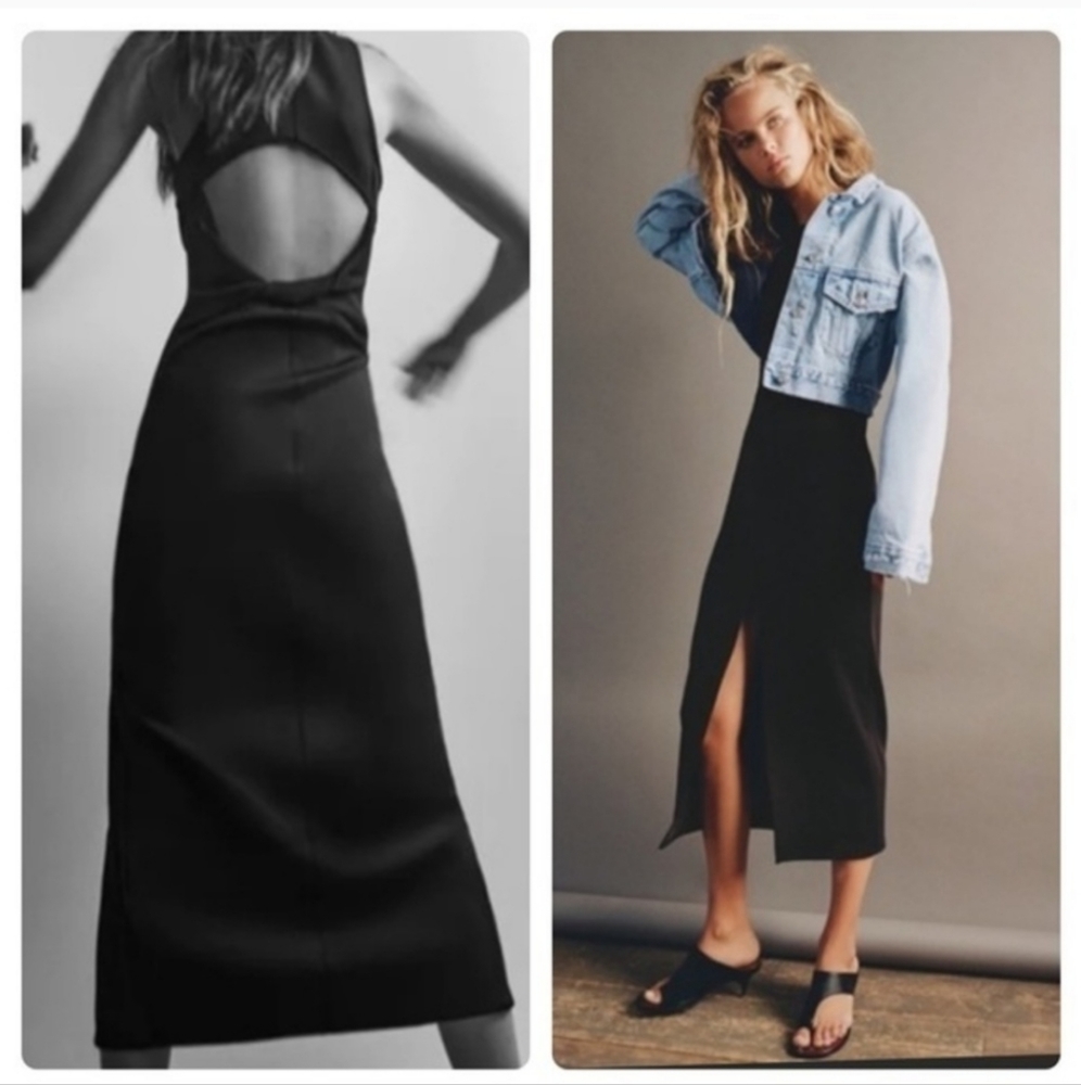 Zara cutout technical dress xs